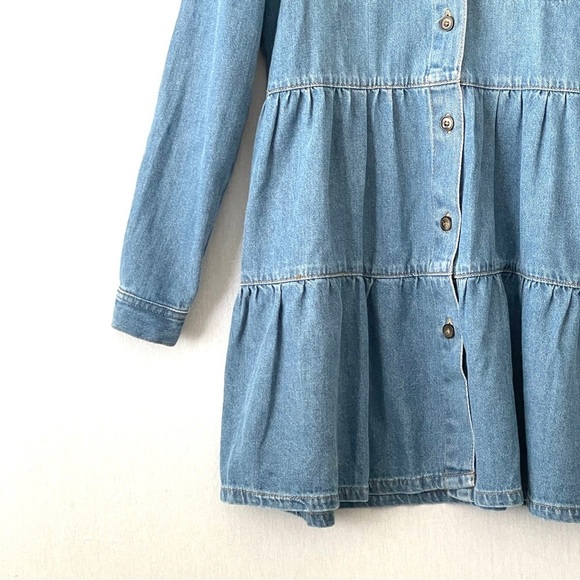 Free People Nicole Denim Shirt Dress - Picture 6 of 13